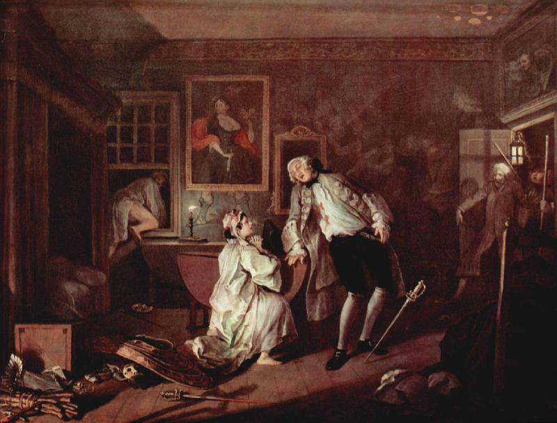 William Hogarth The Bagnio oil painting image